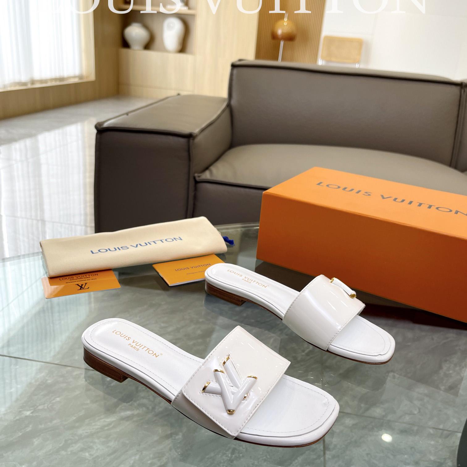 Louis Vuitton Shake Flat Mule       - FashionPlug