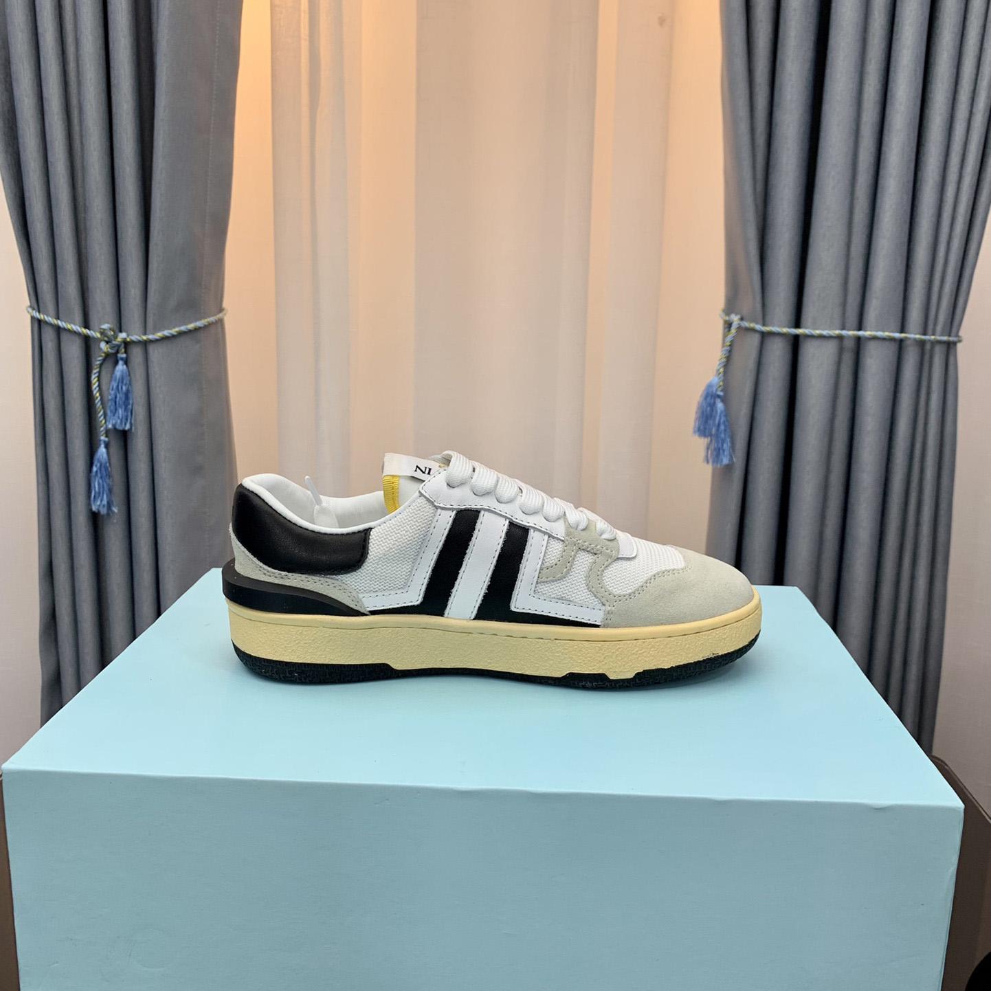 Lanvin Mesh Clay Low-Top Sneakers - FashionPlug