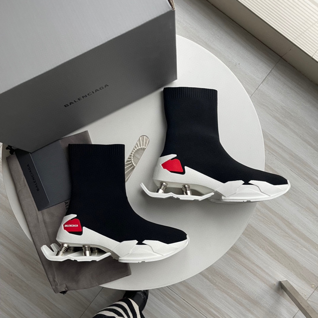 Balenciaga Speed Sneaker In Black - FashionPlug