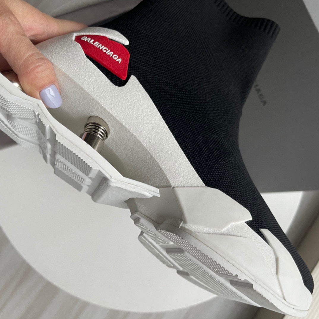 Balenciaga Speed Sneaker In Black - FashionPlug