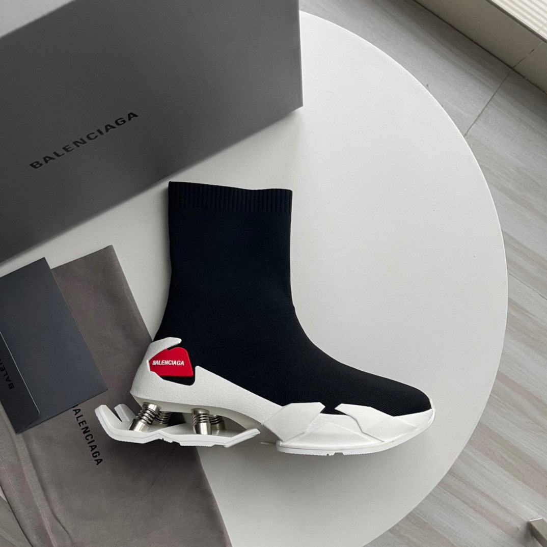 Balenciaga Speed Sneaker In Black - FashionPlug