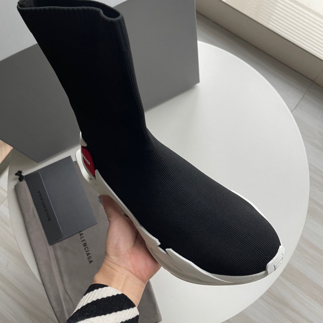 Balenciaga Speed Sneaker In Black - FashionPlug