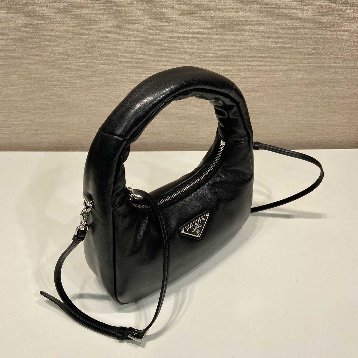 Prada Soft Padded Nappa Leather Mini-Bag - FashionPlug