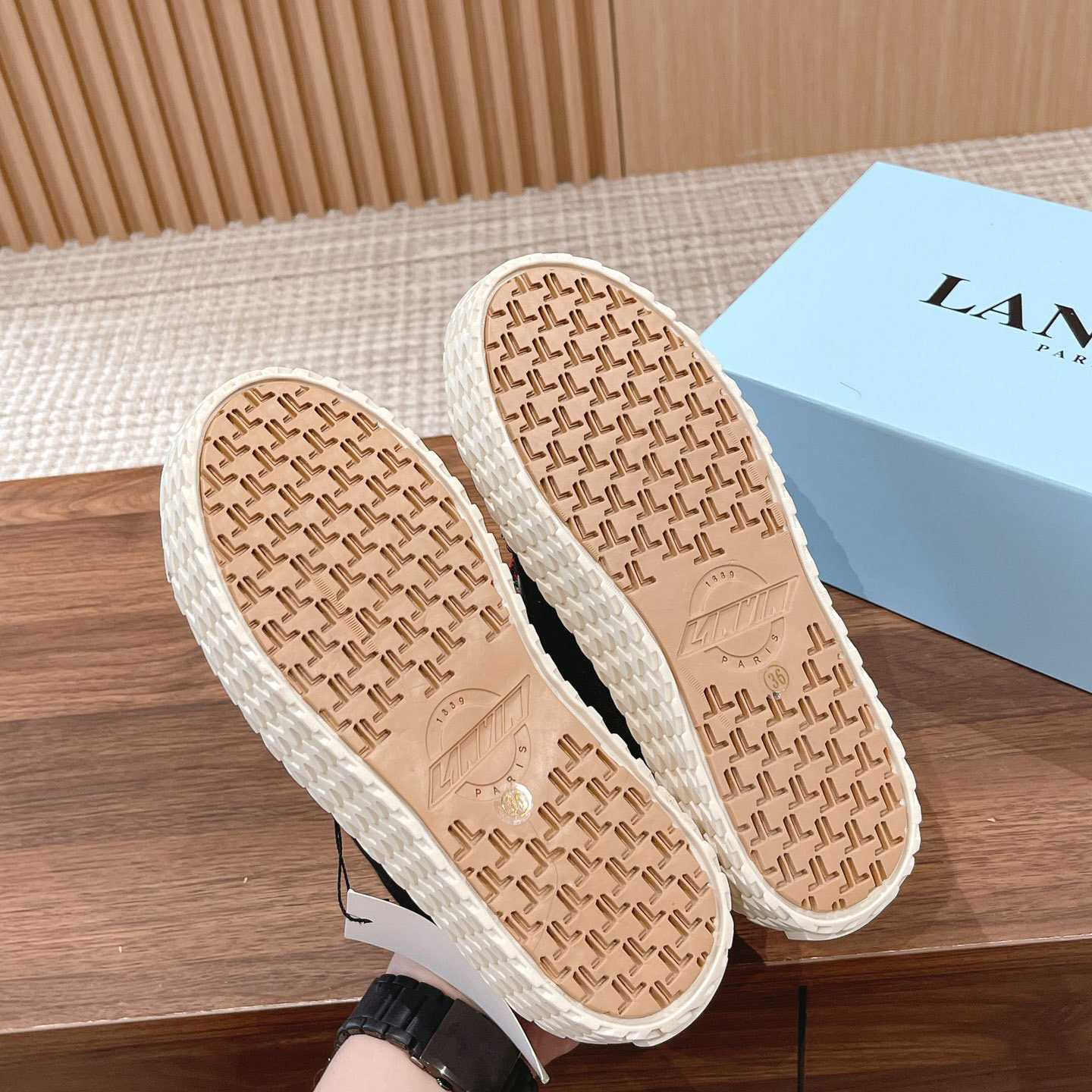 Lanvin Curbies Low-Top Sneakers - FashionPlug