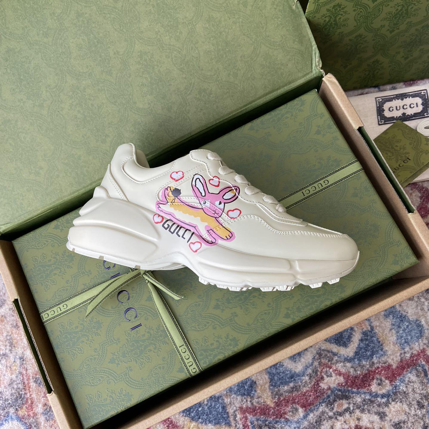 Gucci Rhyton Sneakers(upon uk size) - FashionPlug