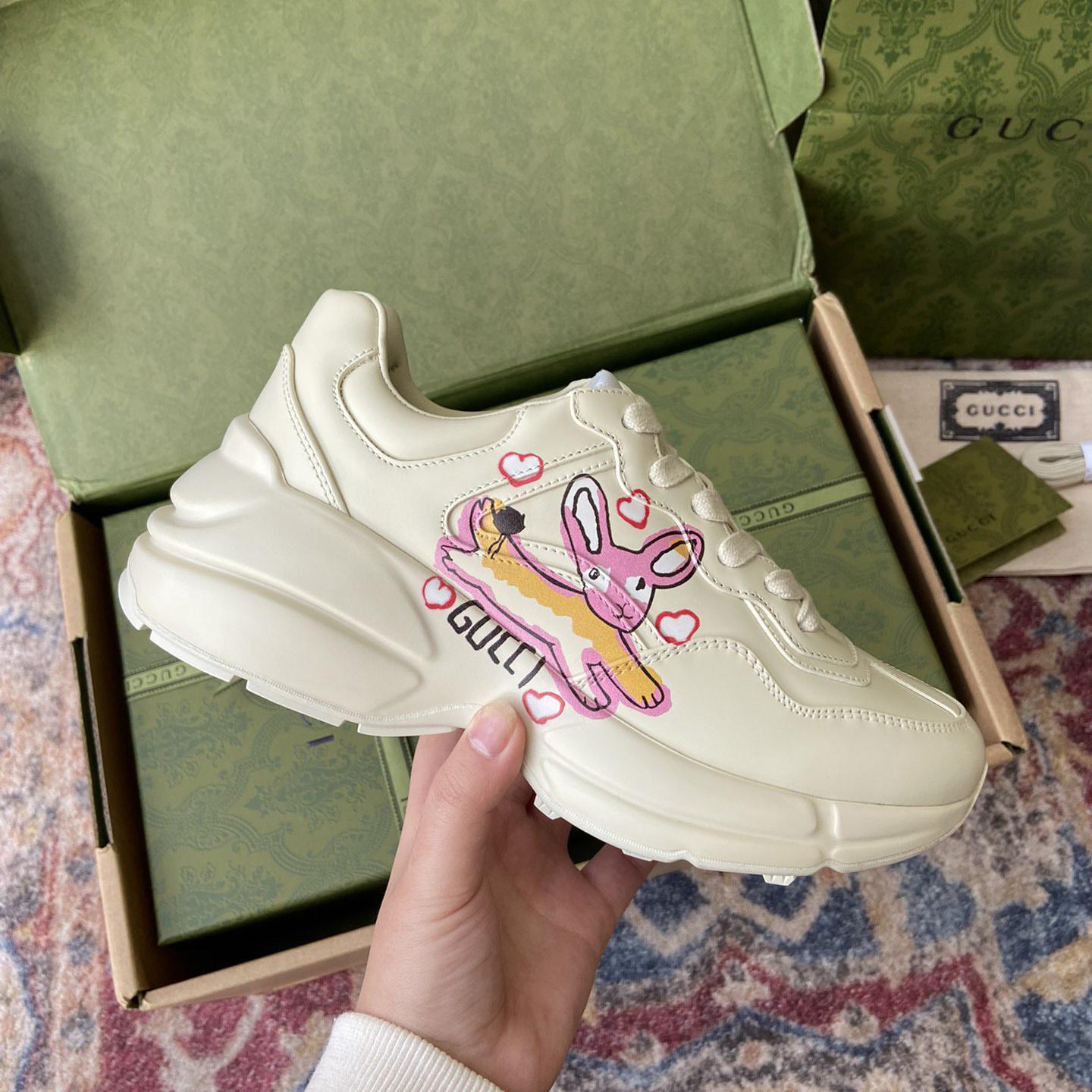 Gucci Rhyton Sneakers(upon uk size) - FashionPlug