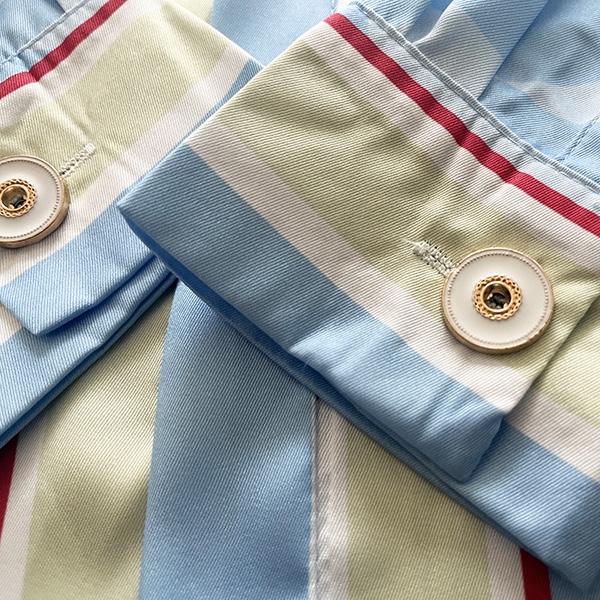 Casablanca Damiers Et Cygne Bleu Silk Shirt In Azzurro - FashionPlug