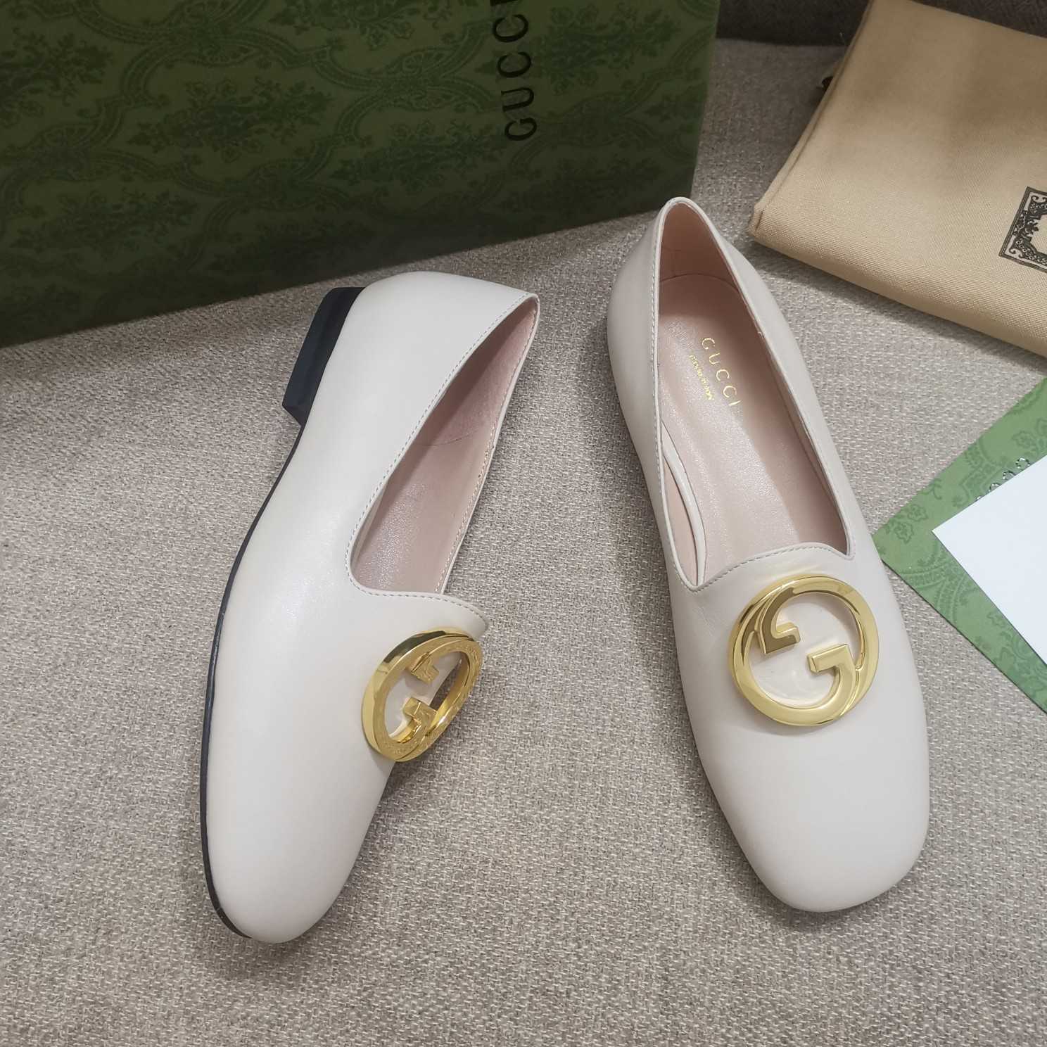 Gucci Blonde Women's Ballet Flat - FashionPlug