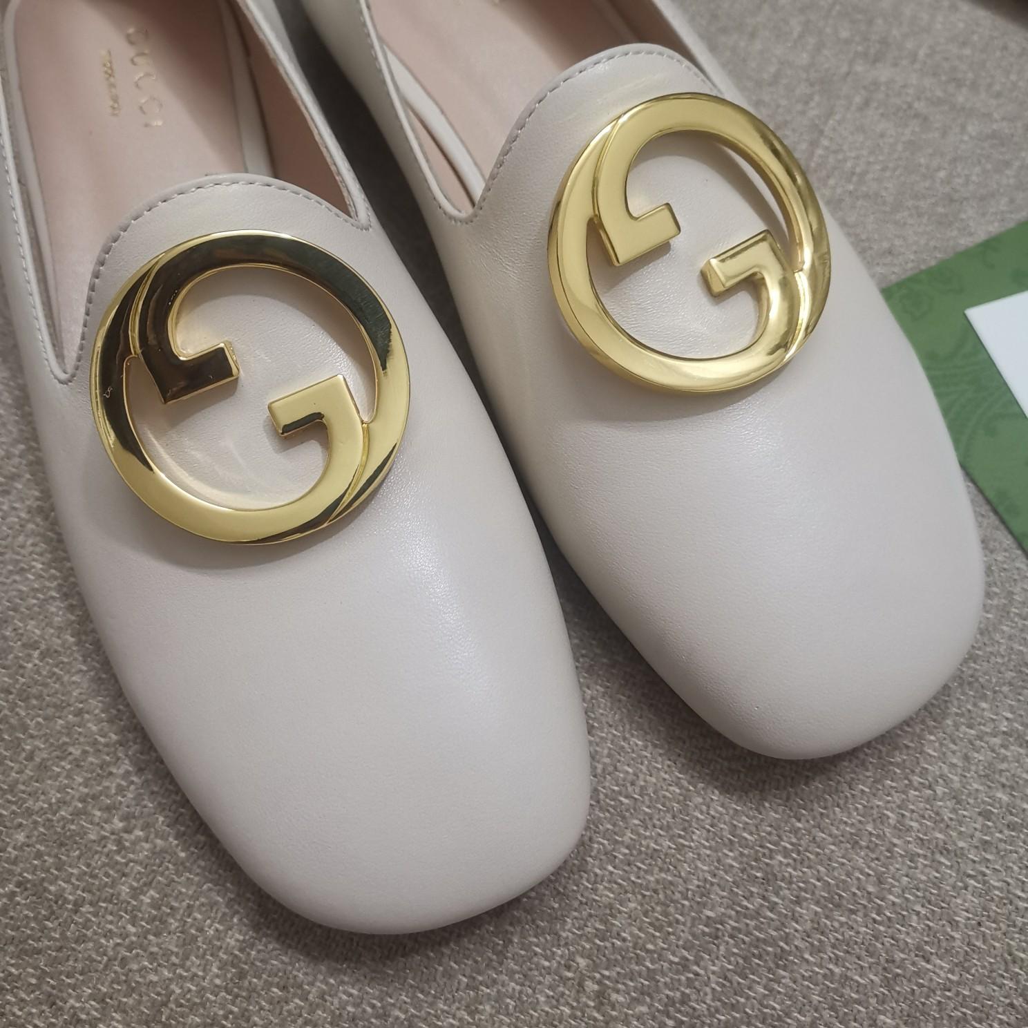 Gucci Blonde Women's Ballet Flat - FashionPlug