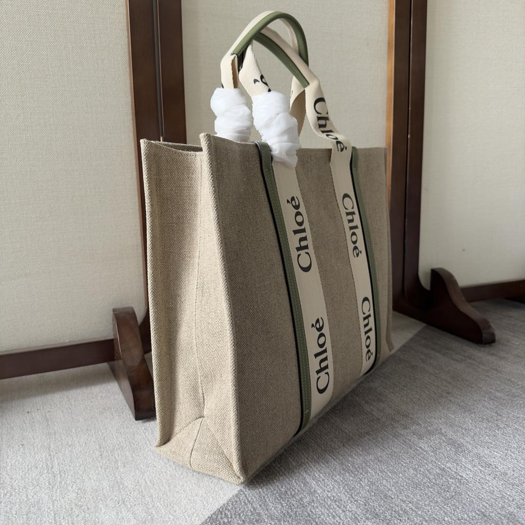 Chloe Large Woody Tote Bag(45-33-13 cm) - FashionPlug