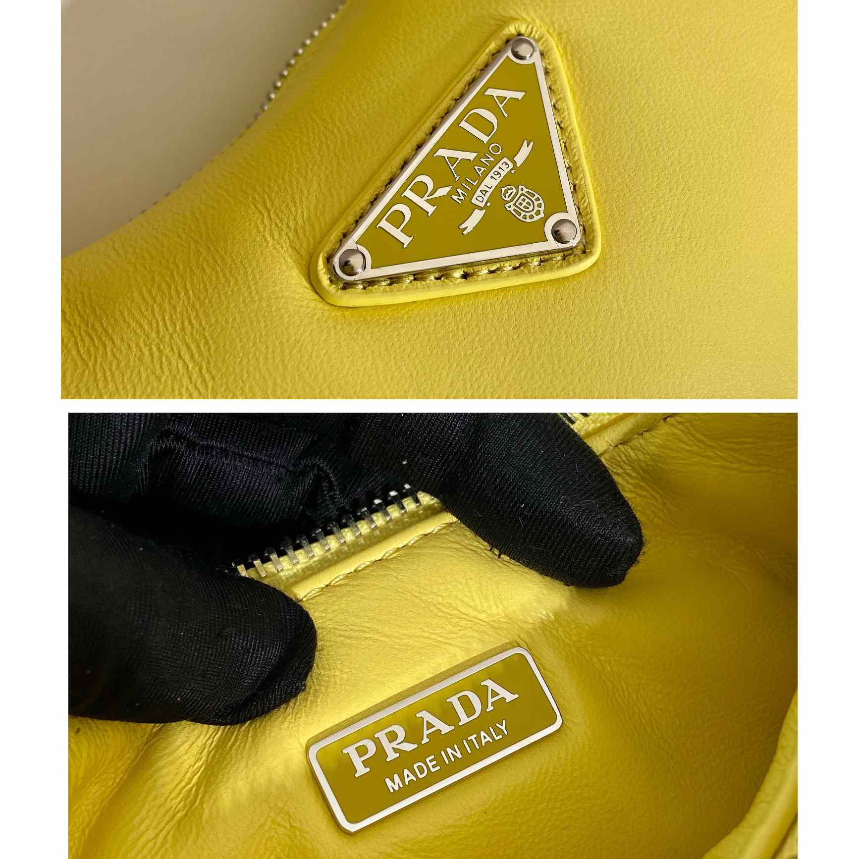 Prada Soft Padded Nappa Leather Mini-Bag - FashionPlug