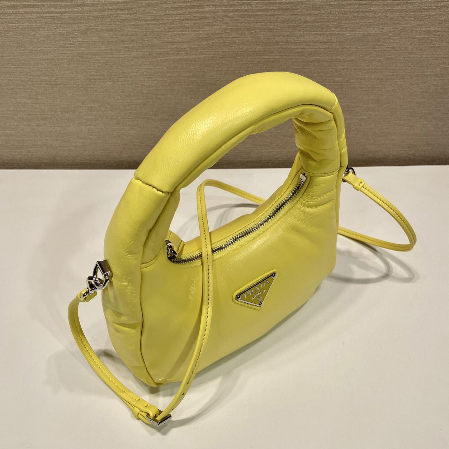 Prada Soft Padded Nappa Leather Mini-Bag - FashionPlug