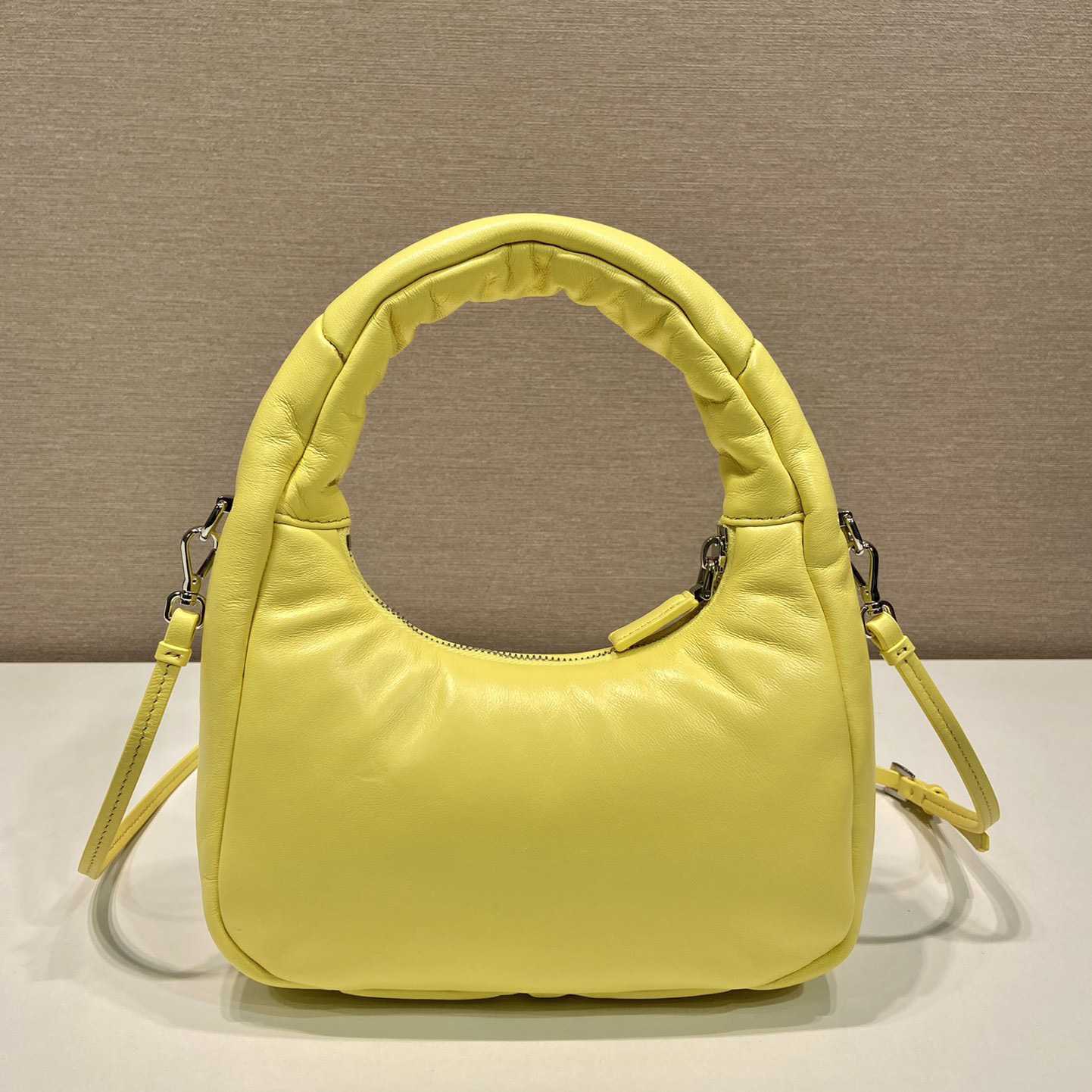 Prada Soft Padded Nappa Leather Mini-Bag - FashionPlug