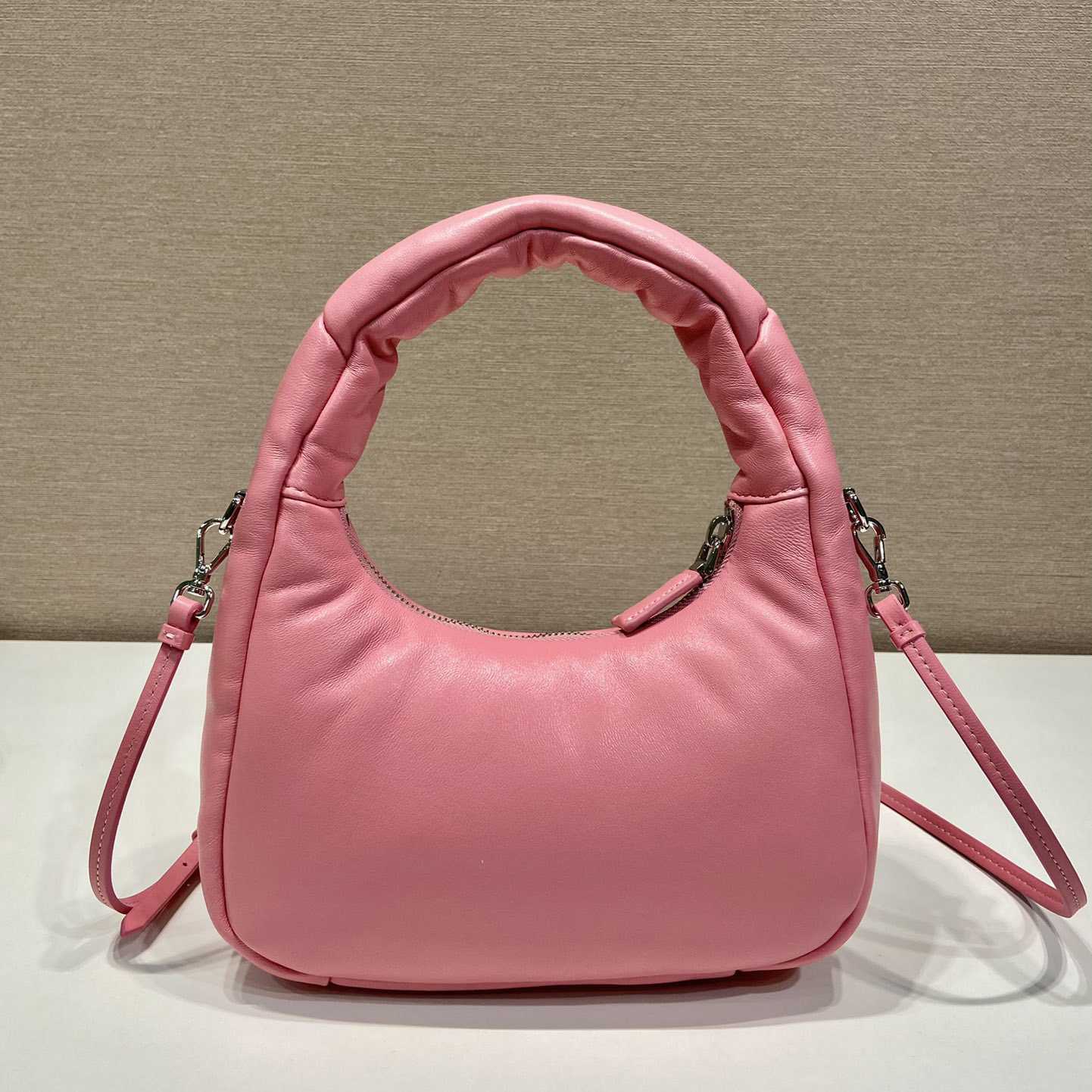 Prada Soft Padded Nappa Leather Mini-Bag - FashionPlug