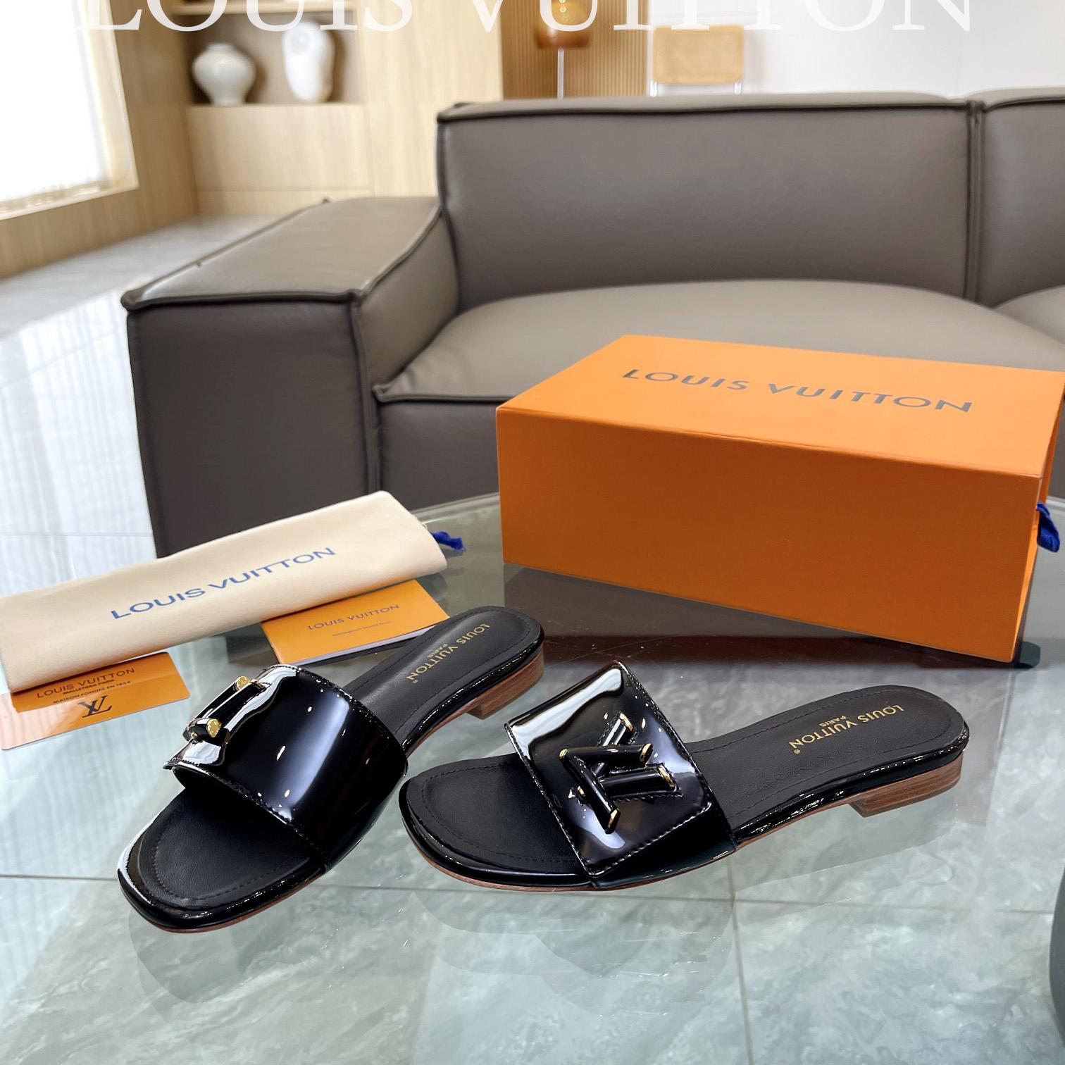 Louis Vuitton Shake Flat Mule       - FashionPlug