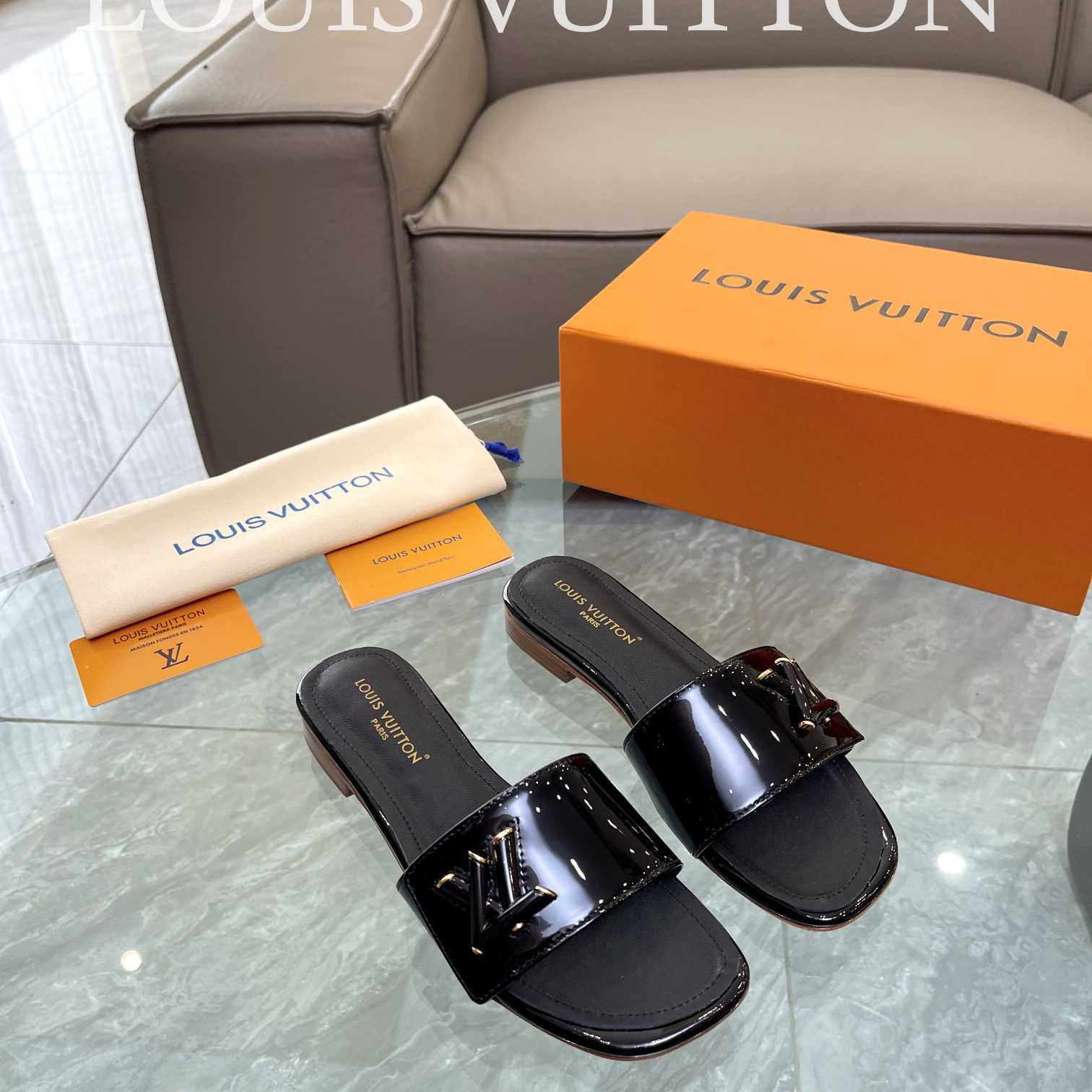 Louis Vuitton Shake Flat Mule       - FashionPlug
