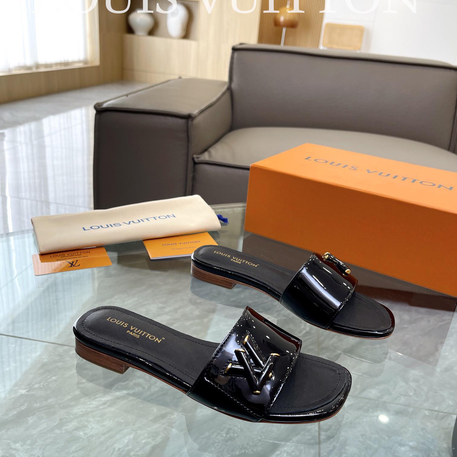Louis Vuitton Shake Flat Mule       - FashionPlug