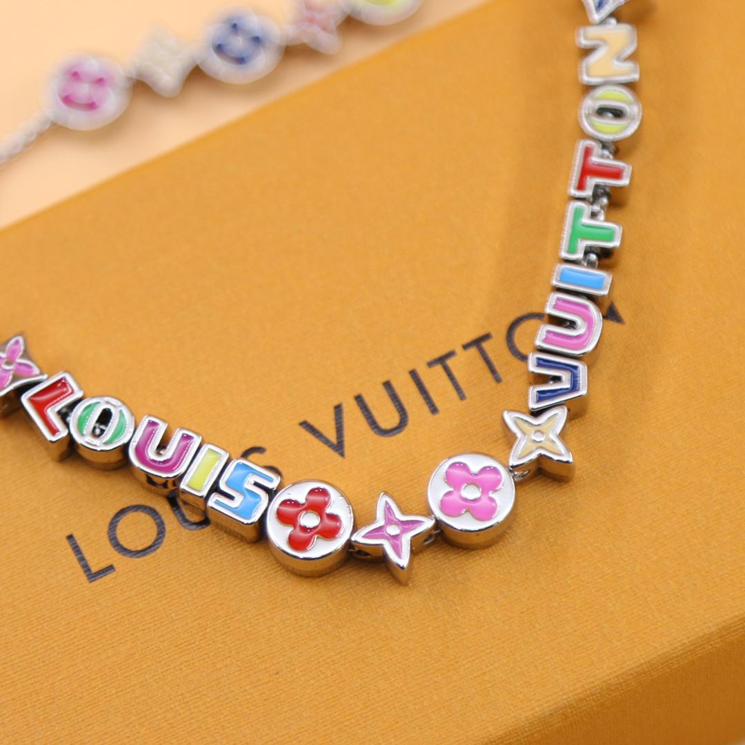 Louis Vuitton Monogram Party Necklace   MP3281 - FashionPlug