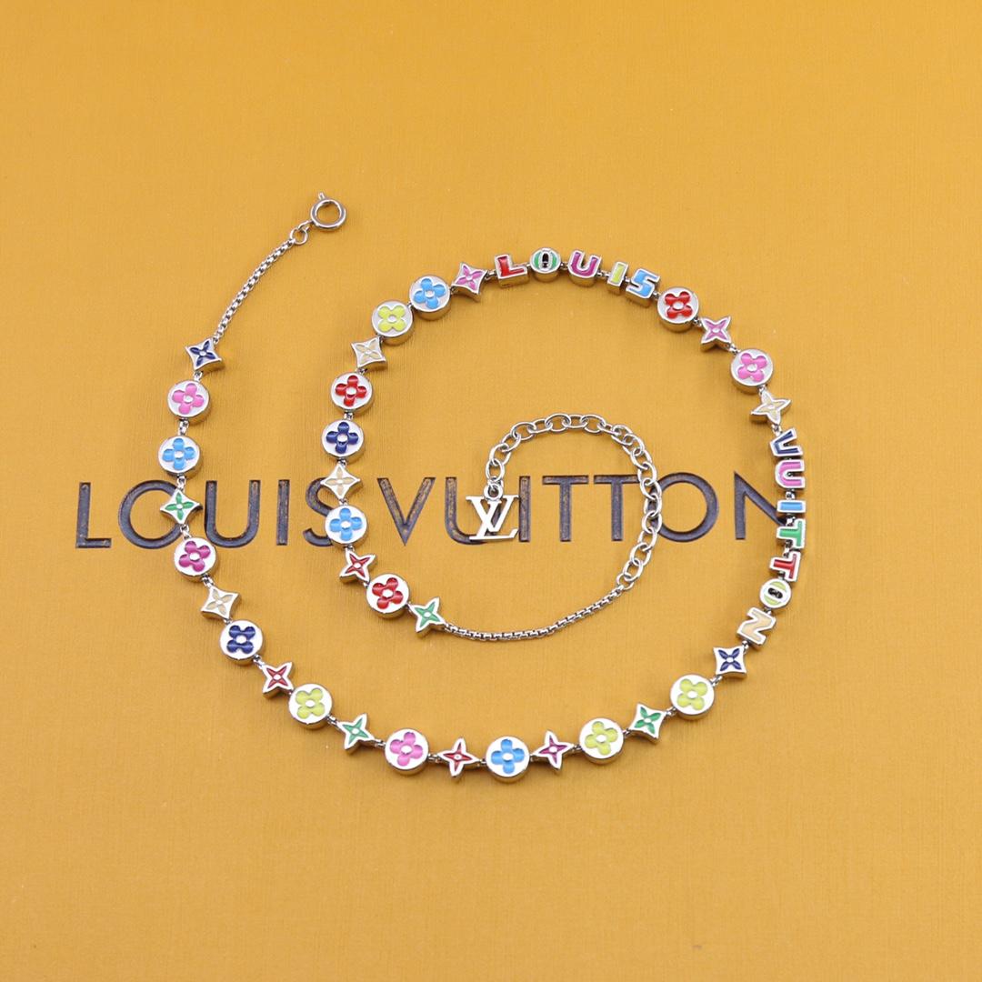 Louis Vuitton Monogram Party Necklace   MP3281 - FashionPlug