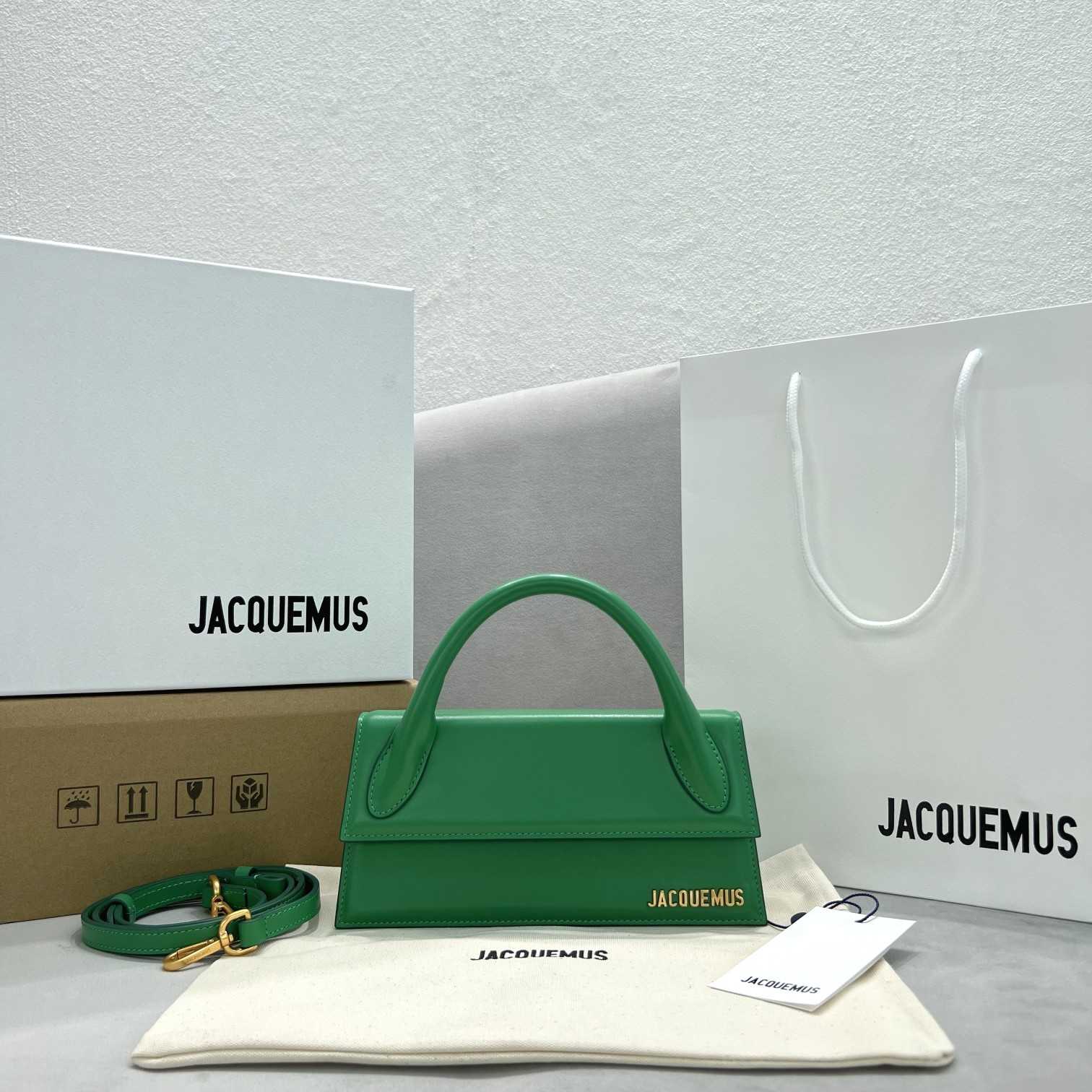 Jacquemus Le Chiquito Long Leather Handbag - FashionPlug