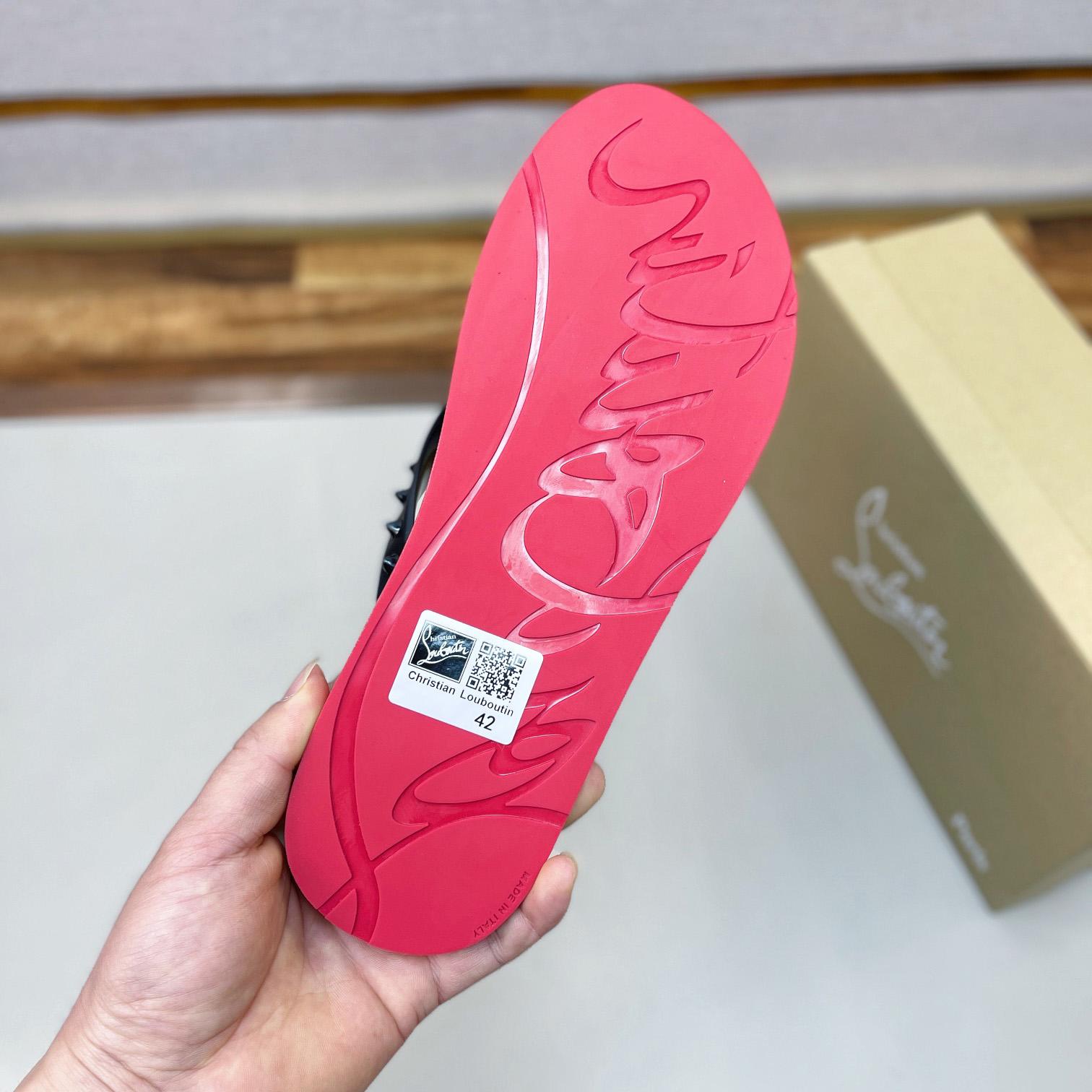 Christian Louboutin Loubi Flip Man Flip-flops - Rubber - FashionPlug