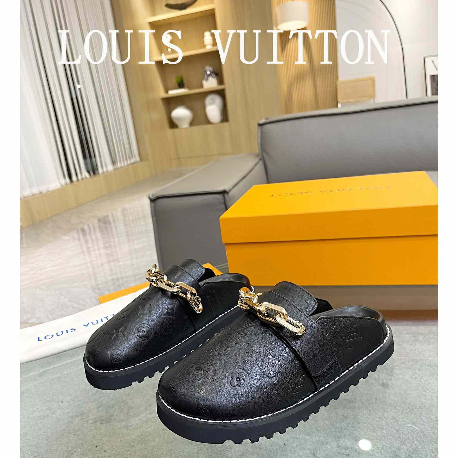 Louis Vuitton Lv Cosy Flat Comfort Clog        1AB3OS - FashionPlug