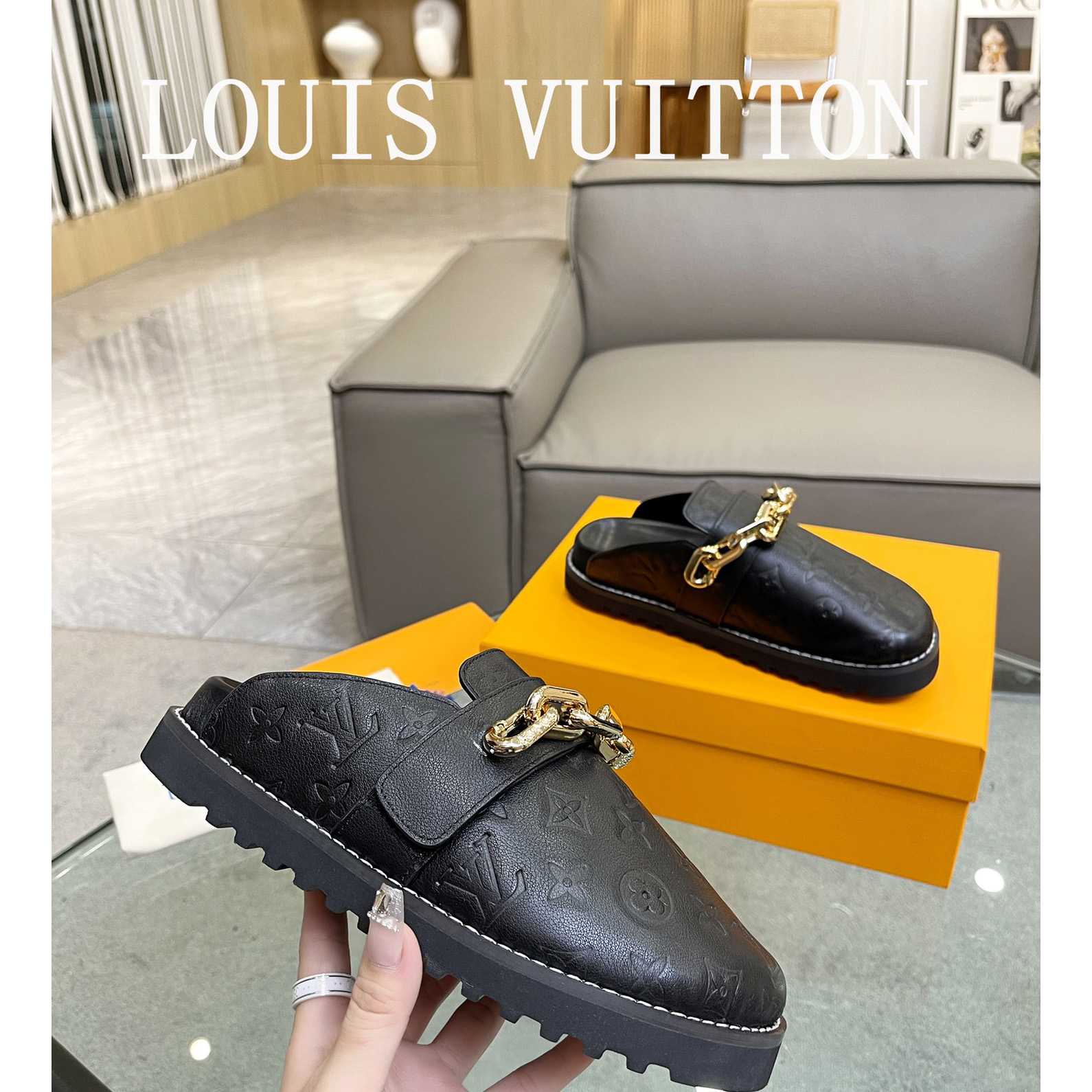 Louis Vuitton Lv Cosy Flat Comfort Clog        1AB3OS - FashionPlug