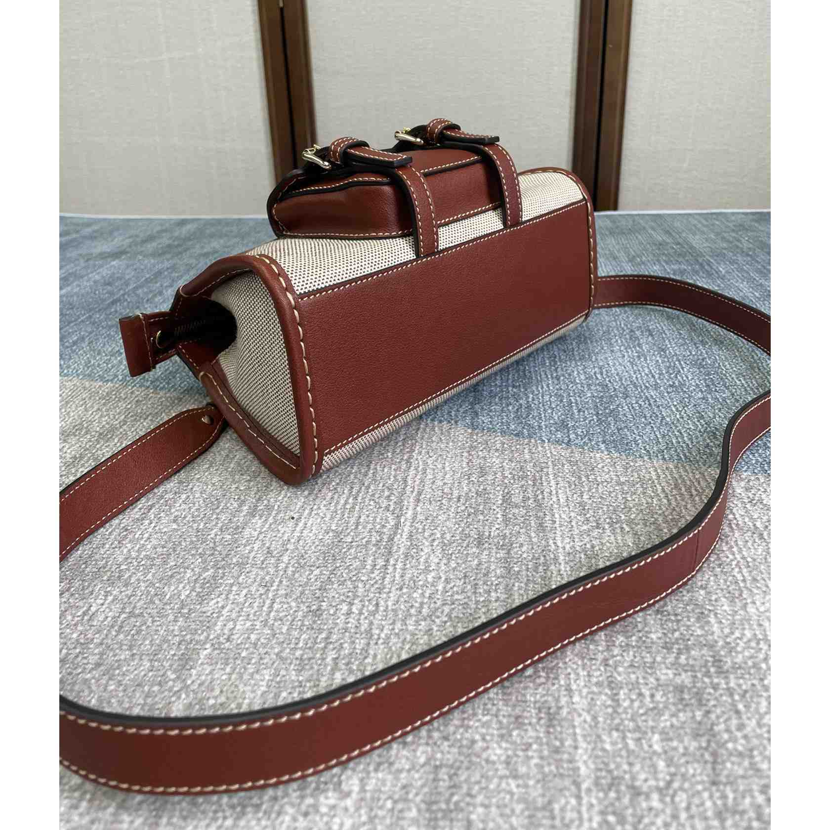 Chloe Edith Beige Brown Mini In Shoulder Bags(26.5-16-11cm) - FashionPlug