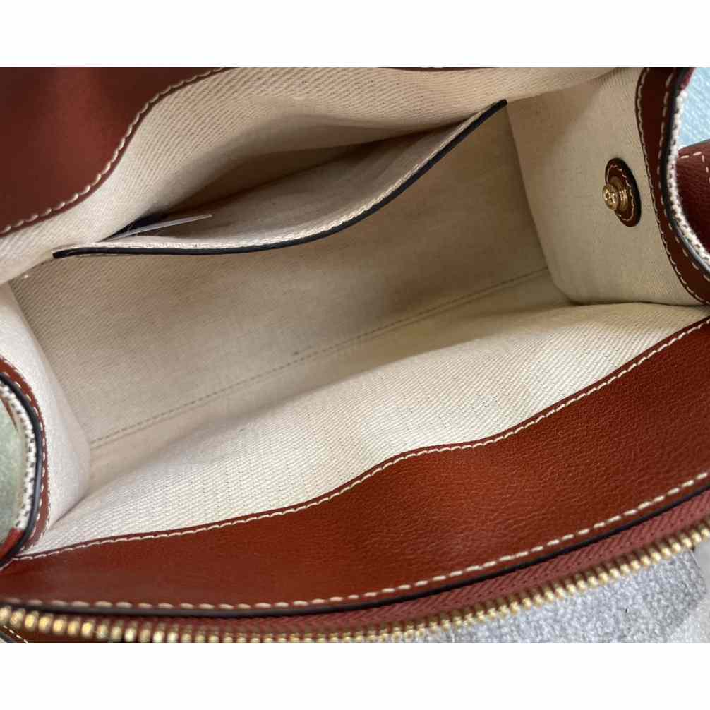 Chloe Edith Beige Brown Mini In Shoulder Bags(26.5-16-11cm) - FashionPlug