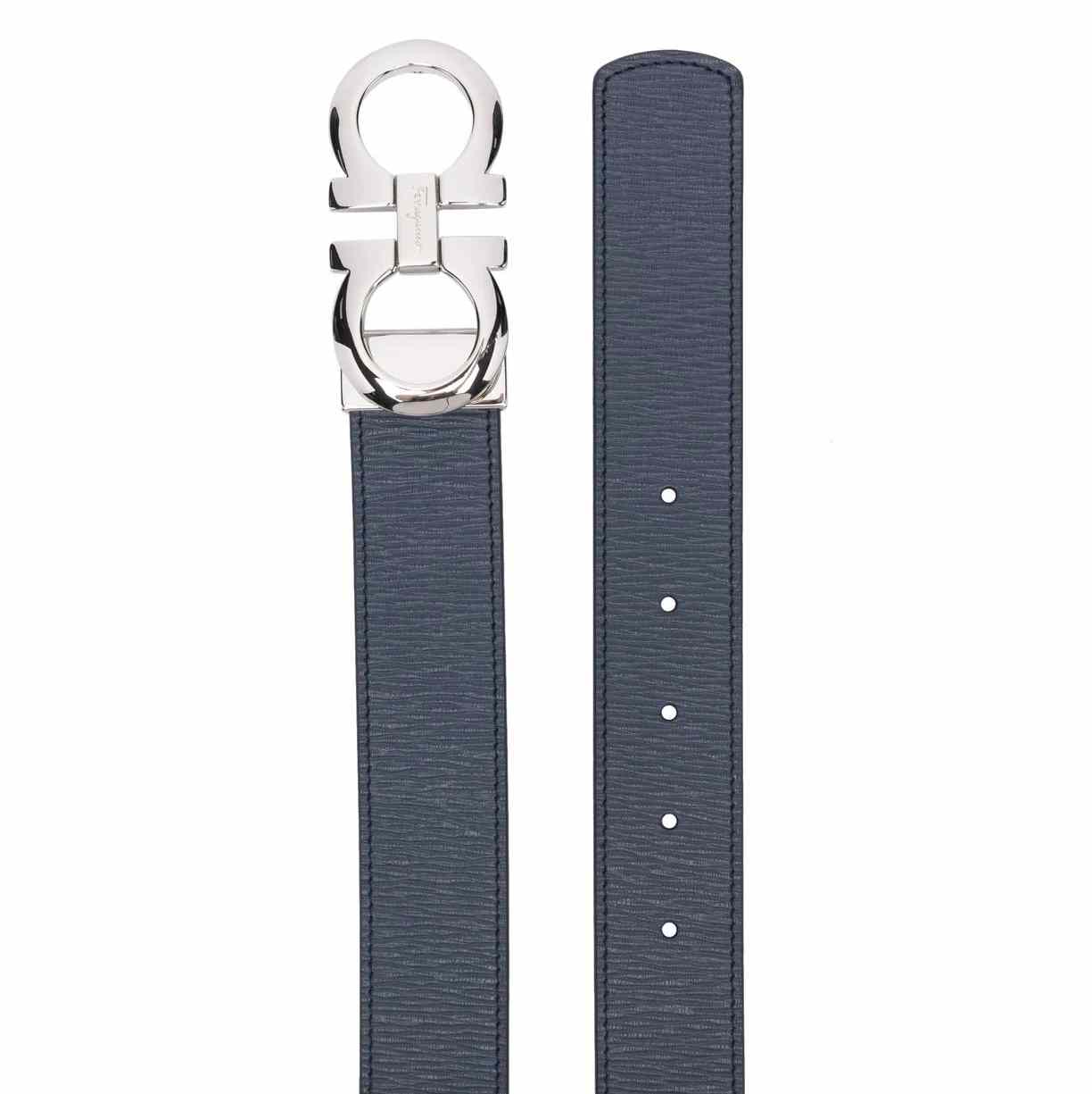 Ferragamo Logo-plaque Leather Belt - FashionPlug