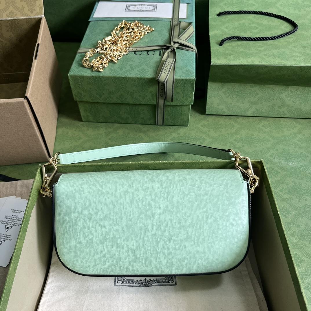 Gucci Horsebit 1955 Small Shoulder Bag(24-13-5cm)   - FashionPlug