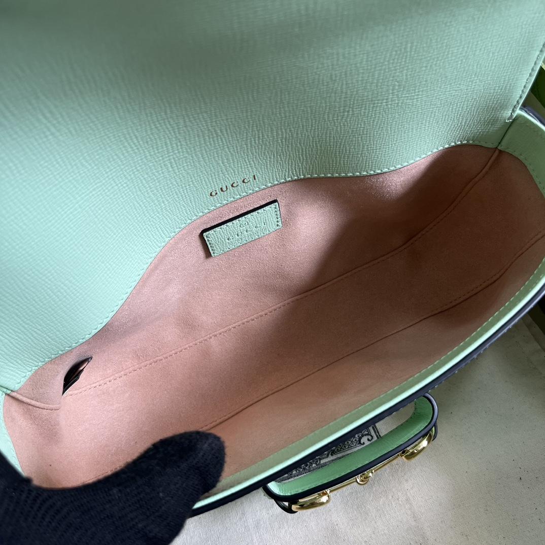 Gucci Horsebit 1955 Small Shoulder Bag(24-13-5cm)   - FashionPlug