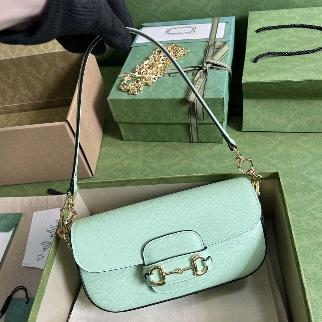 Gucci Horsebit 1955 Small Shoulder Bag(24-13-5cm)   - FashionPlug