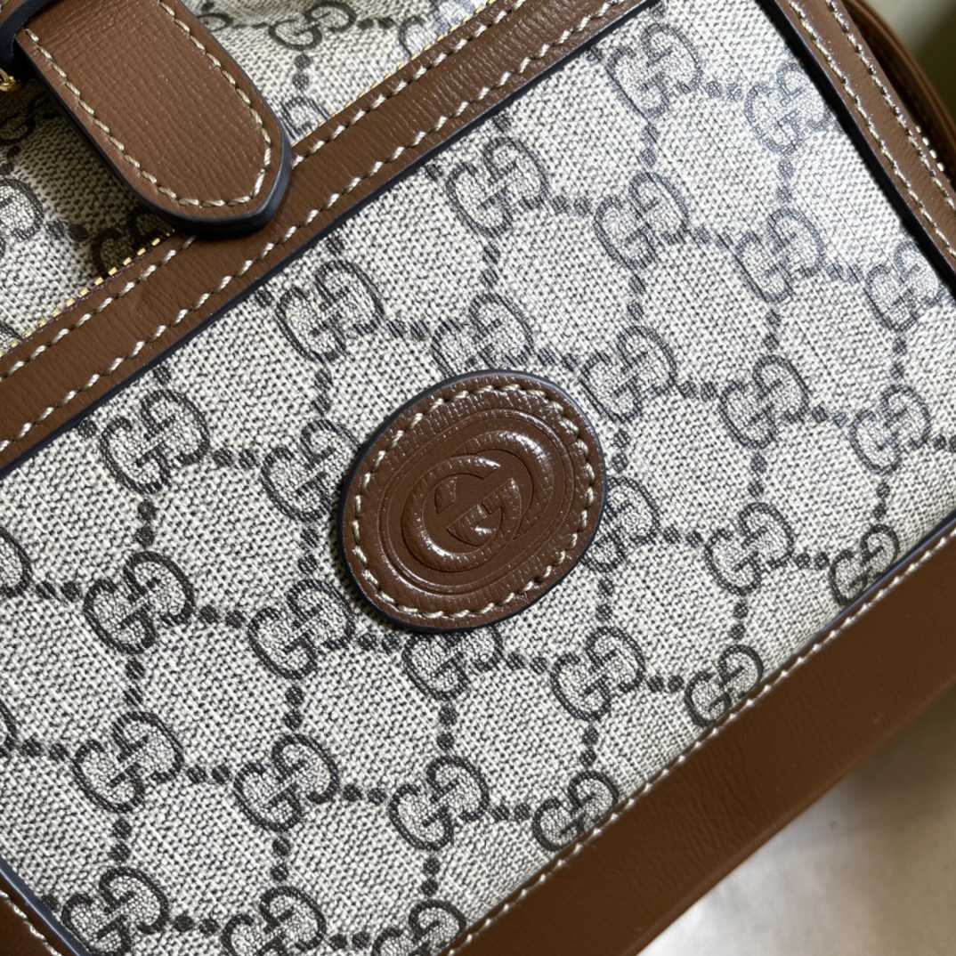Gucci Backpack With Interlocking G(26.5- 30- 13cm) - FashionPlug