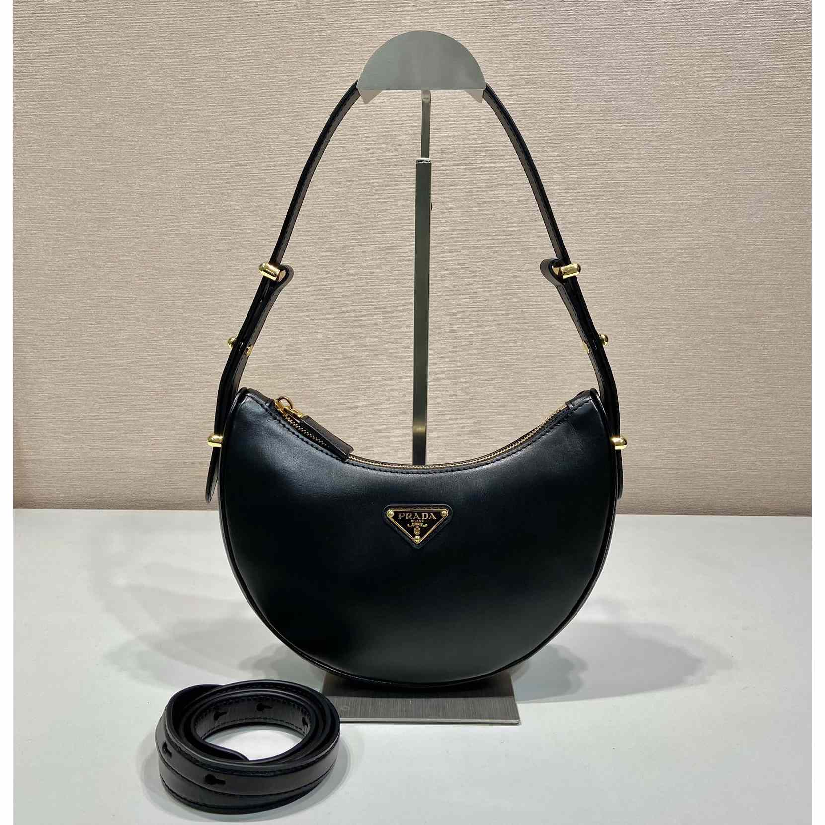 Prada Leather Shoulder Bag - FashionPlug