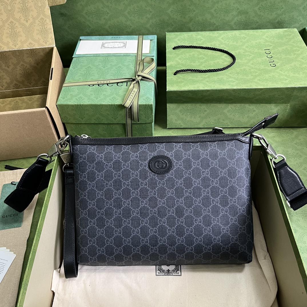 Gucci Messenger bag with Interlocking G(30-22.5-5cm) - FashionPlug