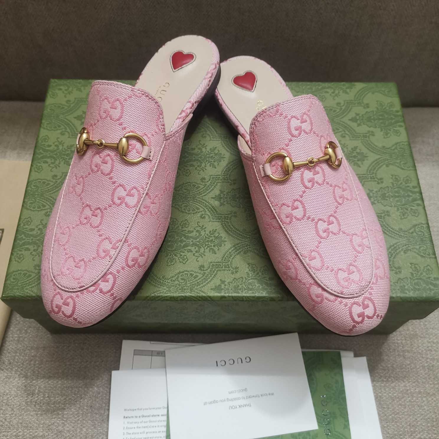 Gucci Women's Princetown GG slipper - FashionPlug