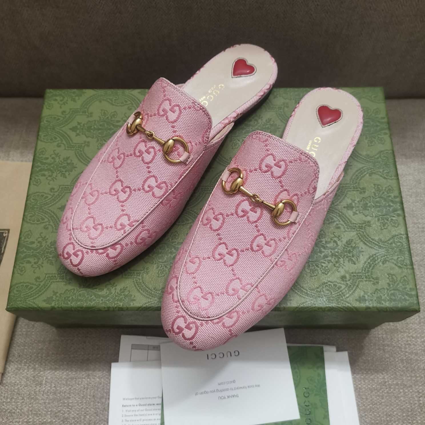 Gucci Women's Princetown GG slipper - FashionPlug