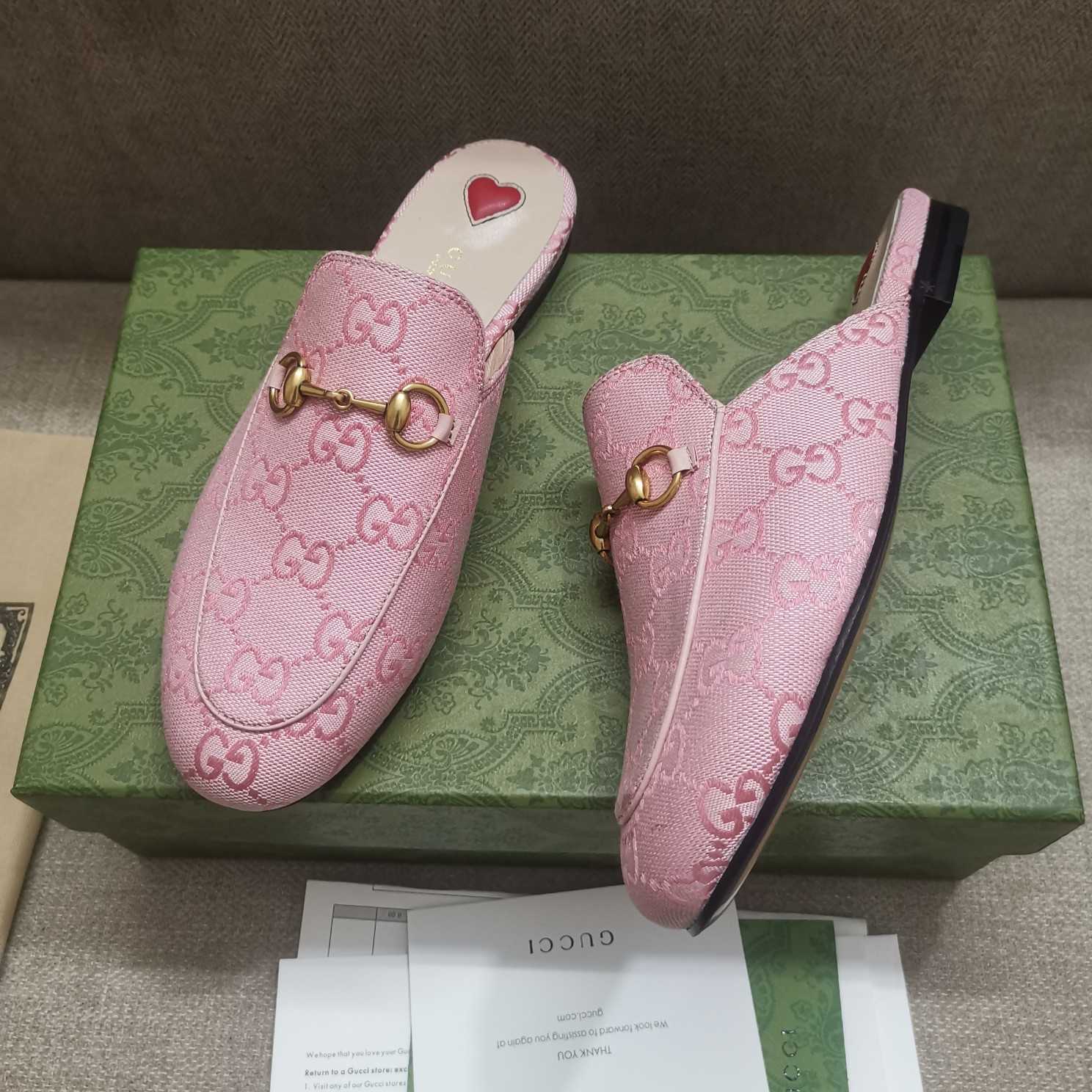 Gucci Women's Princetown GG slipper - FashionPlug