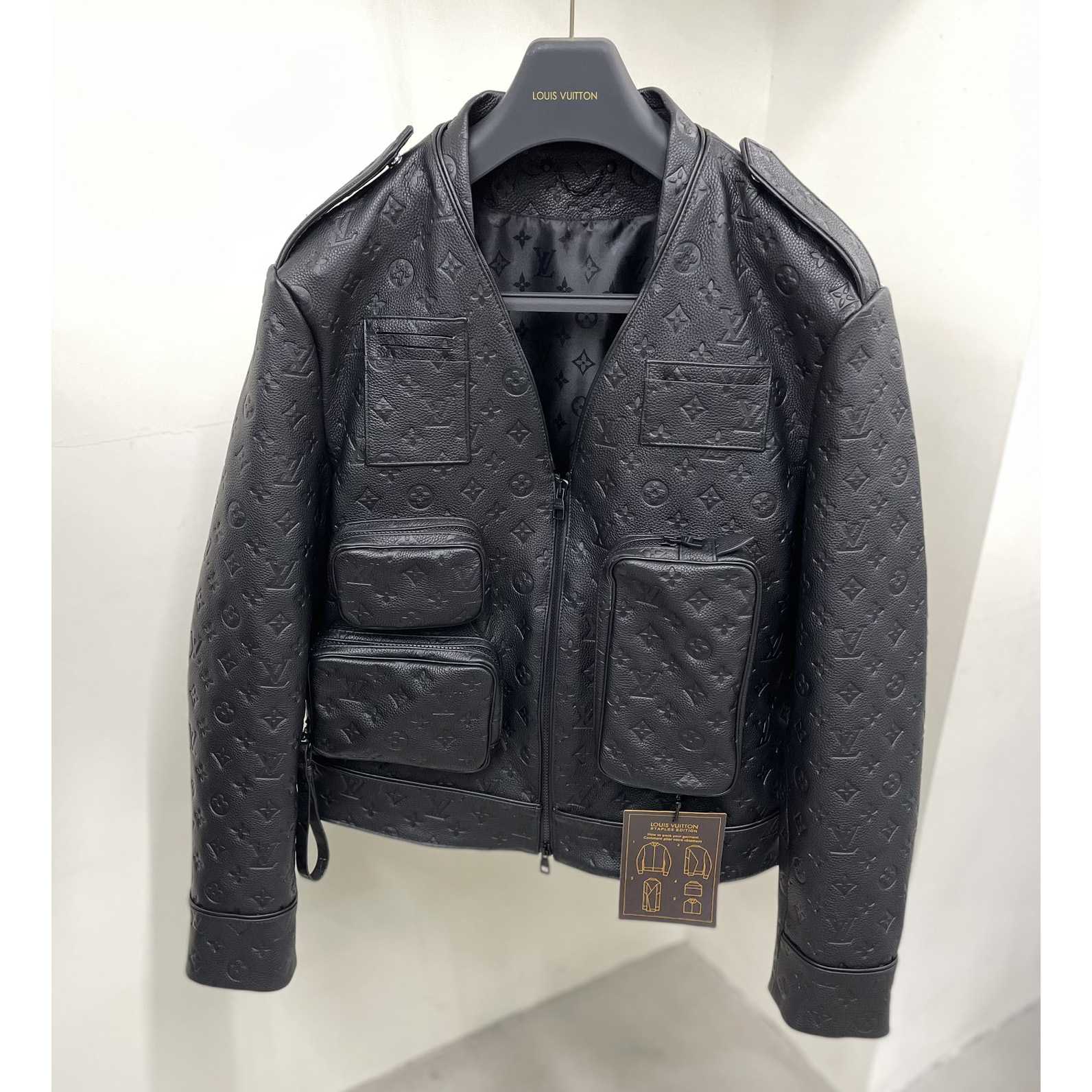 Louis Vuitton Monogram Embossed Utility Jacket - FashionPlug