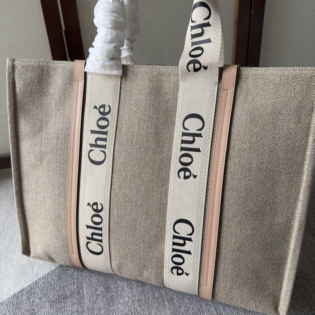 Chloe Large Woody Tote Bag(45-33-13 cm) - FashionPlug