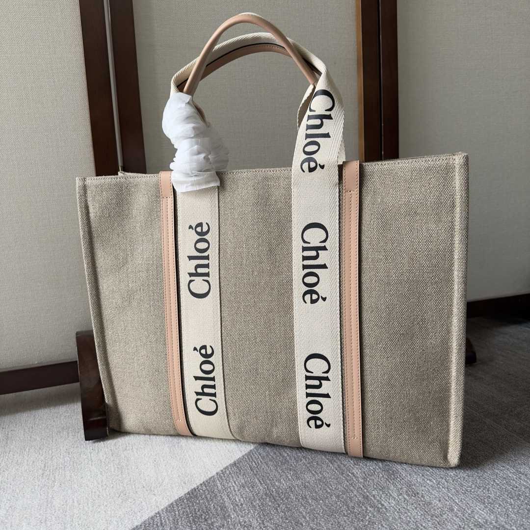 Chloe Large Woody Tote Bag(45-33-13 cm) - FashionPlug