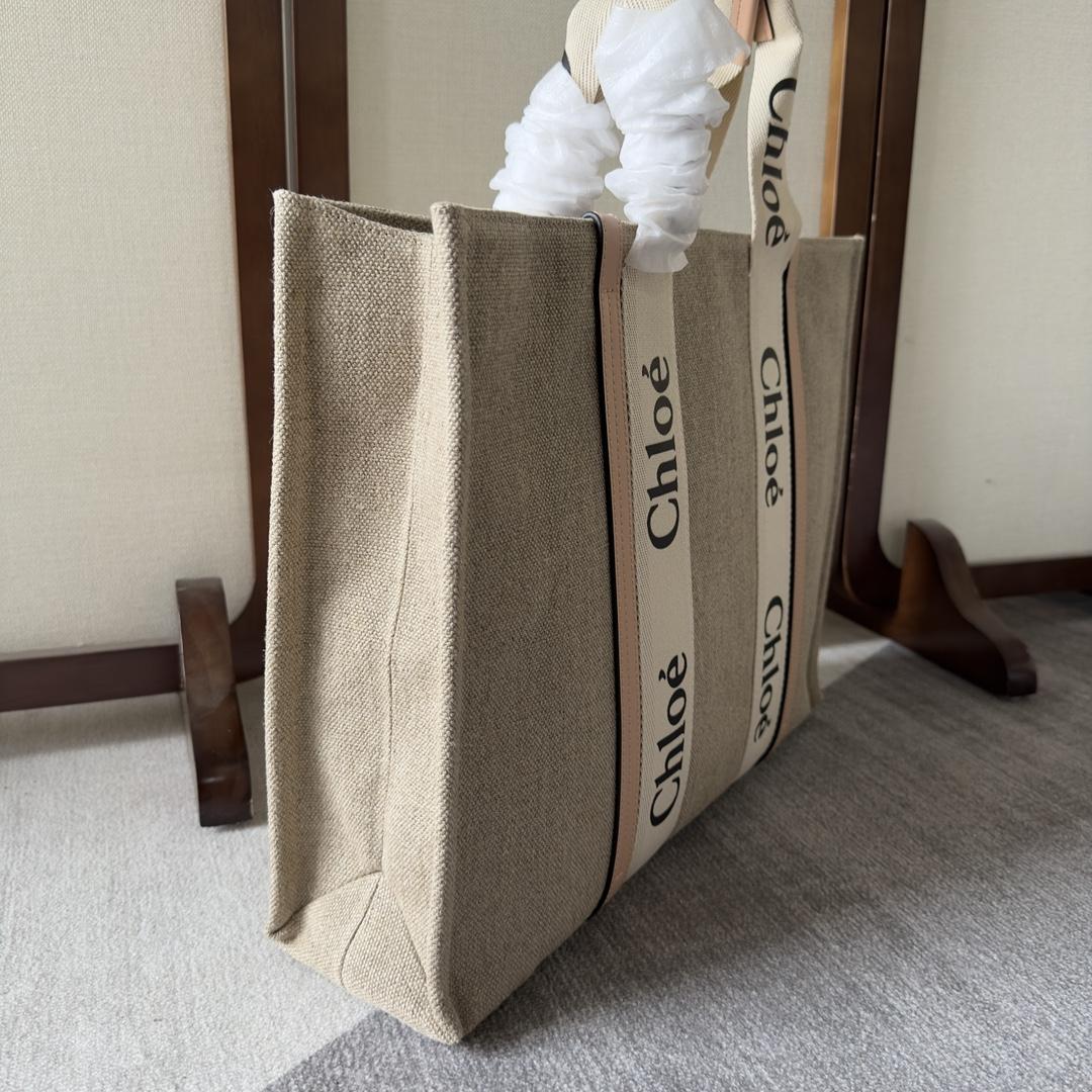 Chloe Large Woody Tote Bag(45-33-13 cm) - FashionPlug