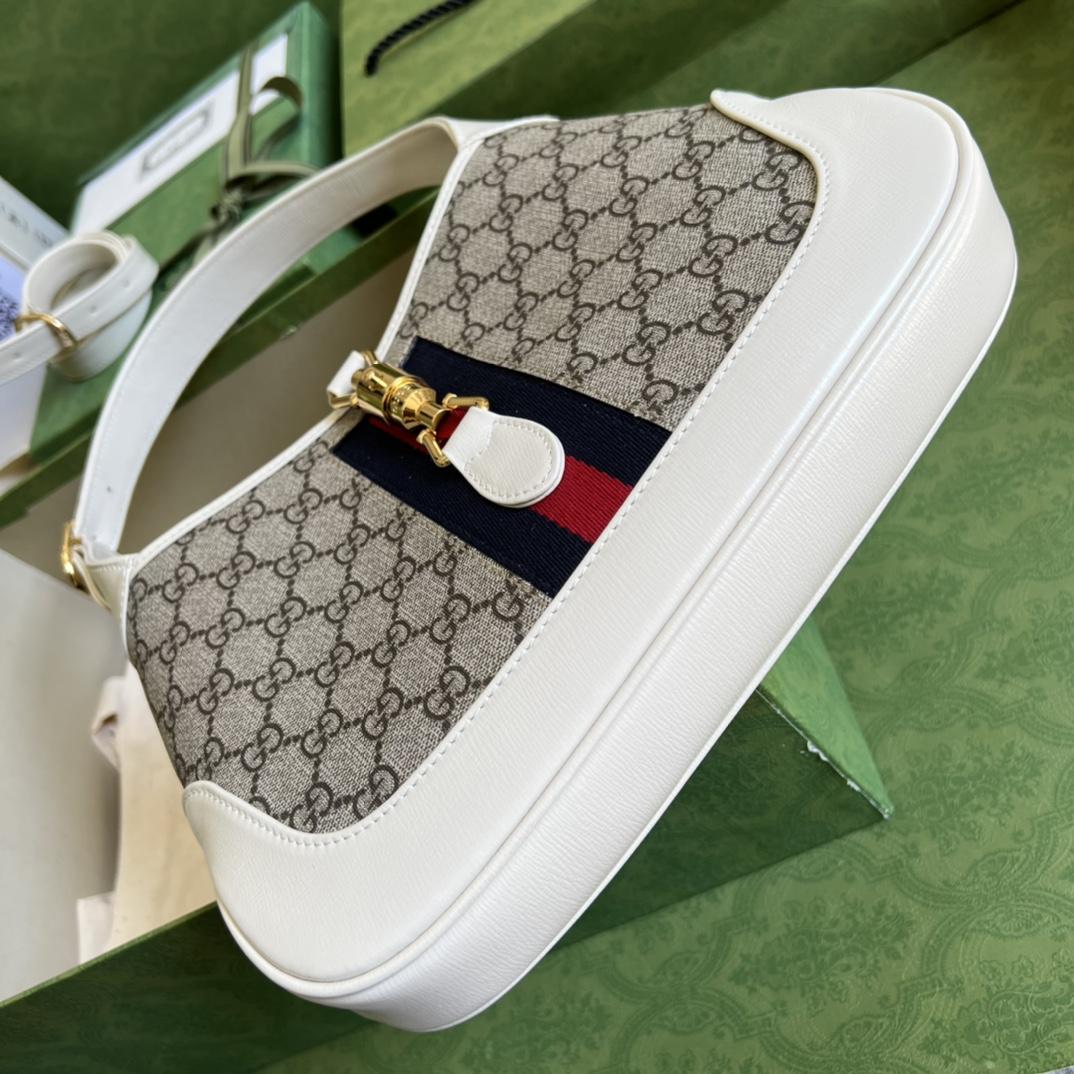 Gucci Jackie 1961 Small Shoulder Bag(28*19*4.5cm)   - FashionPlug