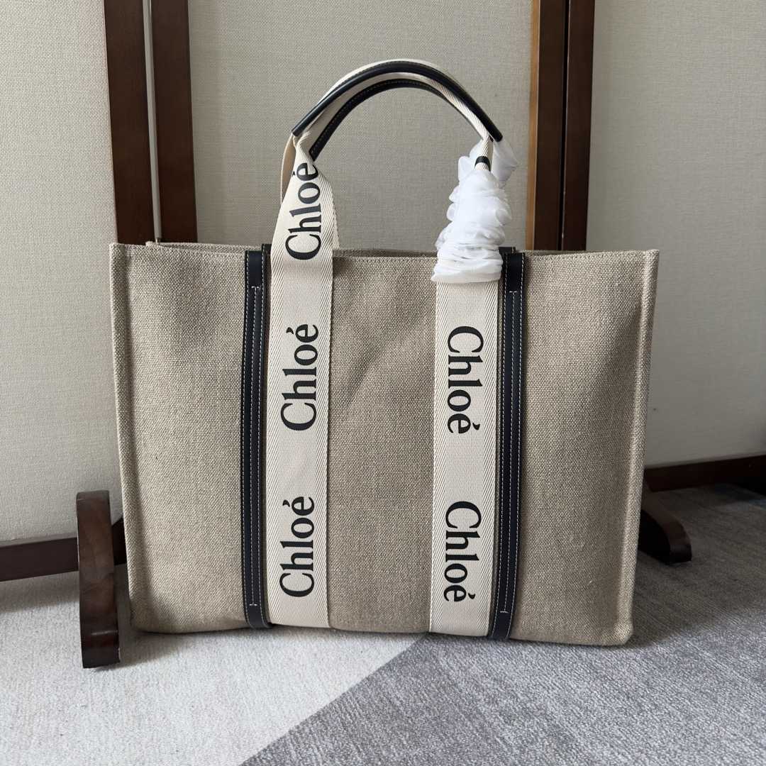 Chloe Large Woody Tote Bag(45-33-13 cm) - FashionPlug
