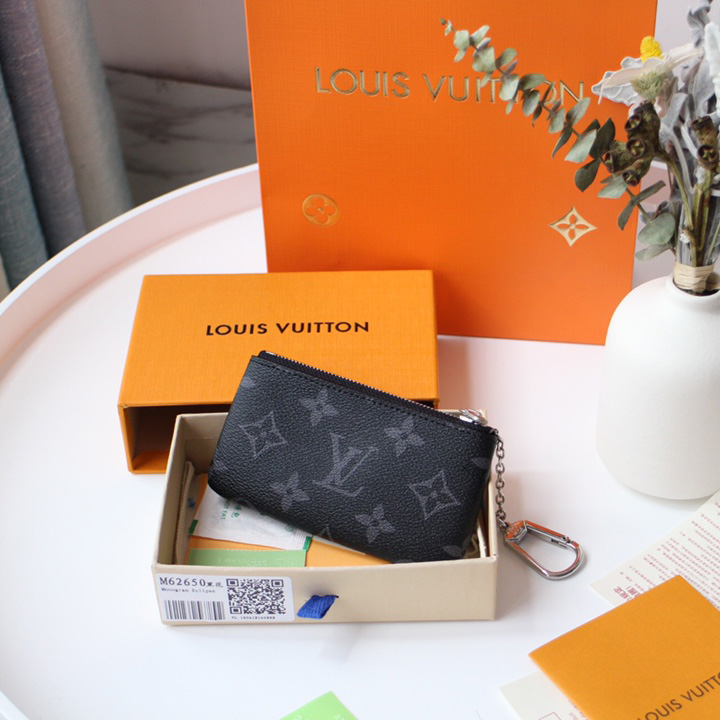 Louis Vuitton Key Pouch  (12.0x 7.0 cm)  M62650 - FashionPlug