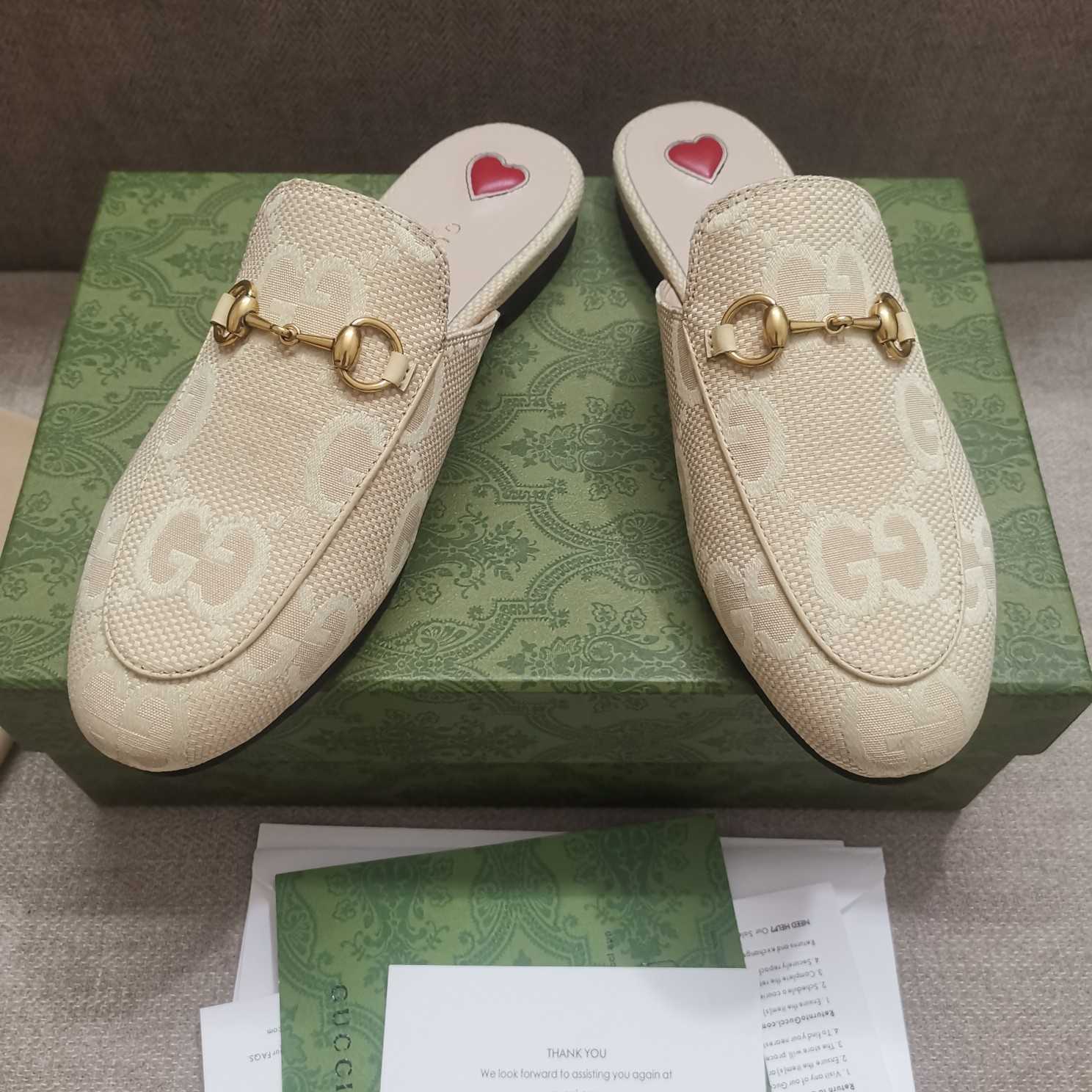 Gucci Women's Jumbo GG Princetown Slipper - FashionPlug