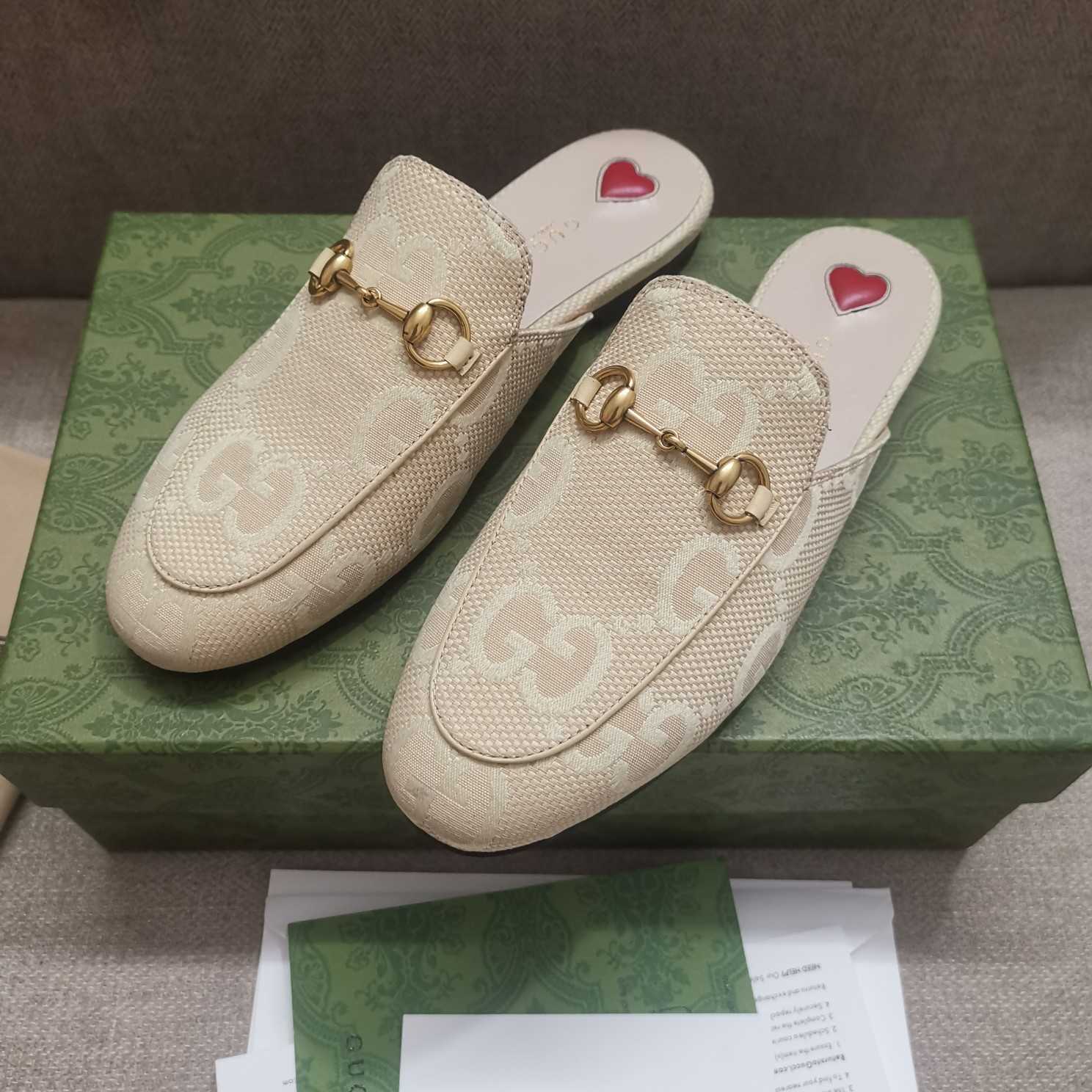 Gucci Women's Jumbo GG Princetown Slipper - FashionPlug