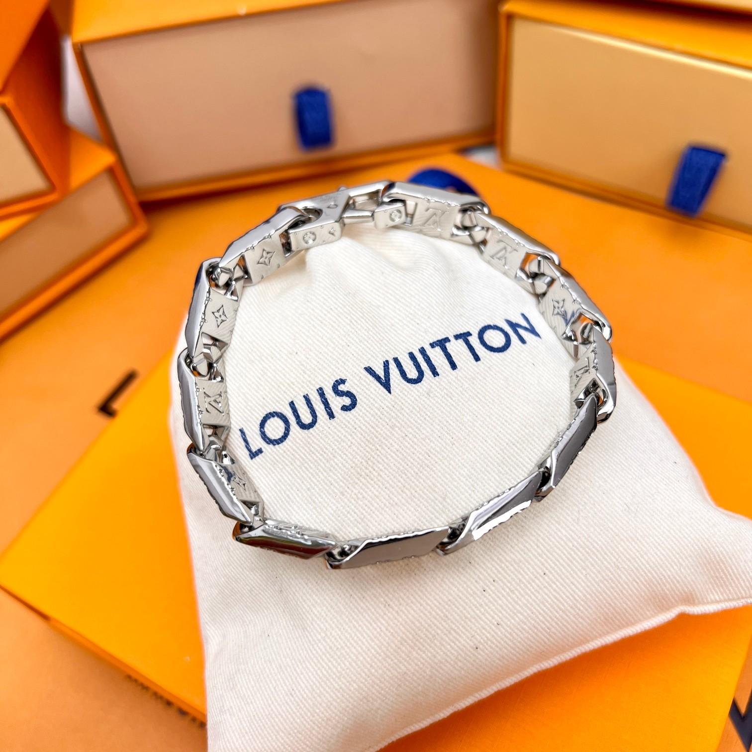Louis Vuitton Monogram Tied Up Bracelet    M0921 - FashionPlug