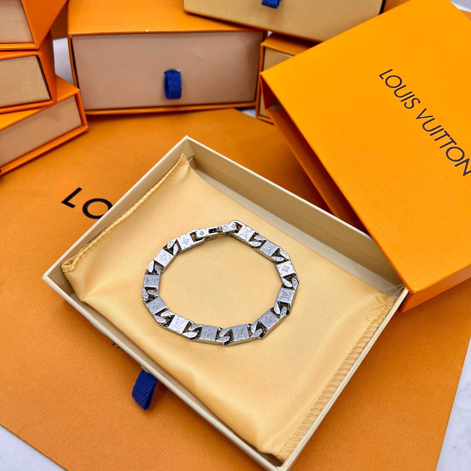 Louis Vuitton Monogram Tied Up Bracelet    M0921 - FashionPlug